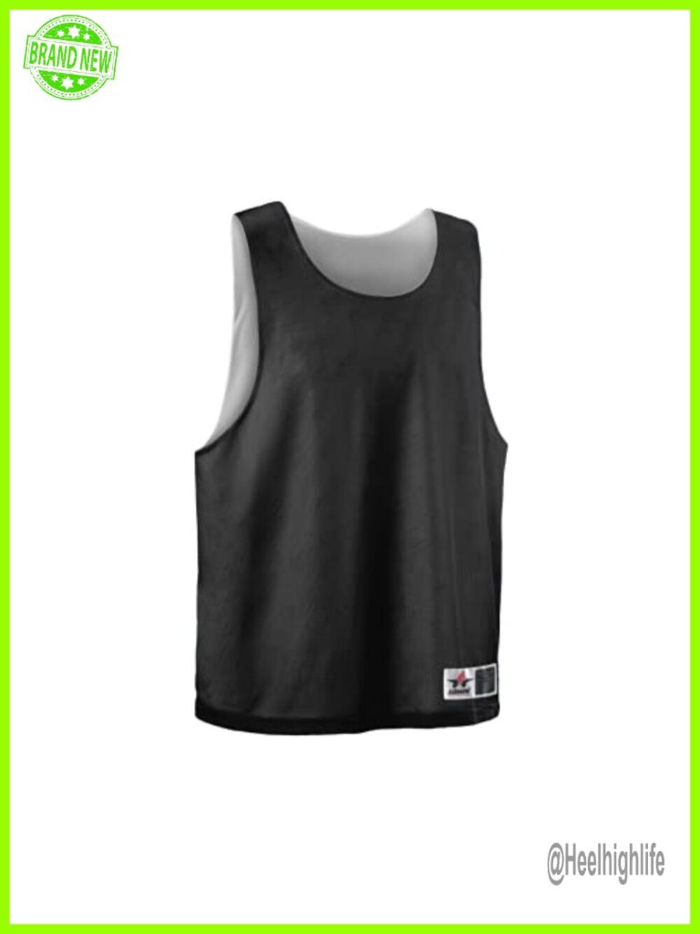 Women's Reversible Racerback Tank Top Athletic Mesh Sleeveless Lacrosse Shirt